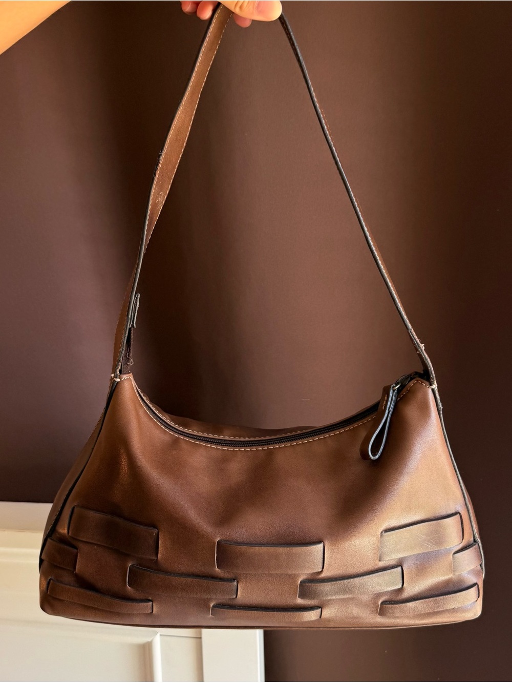 Y2k Nine West brown shoulder bag